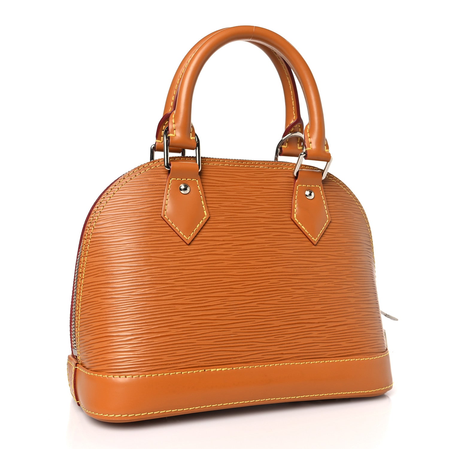 Louis Vuitton Epi Jacquard Alma BB Honey Gold 3 of 8