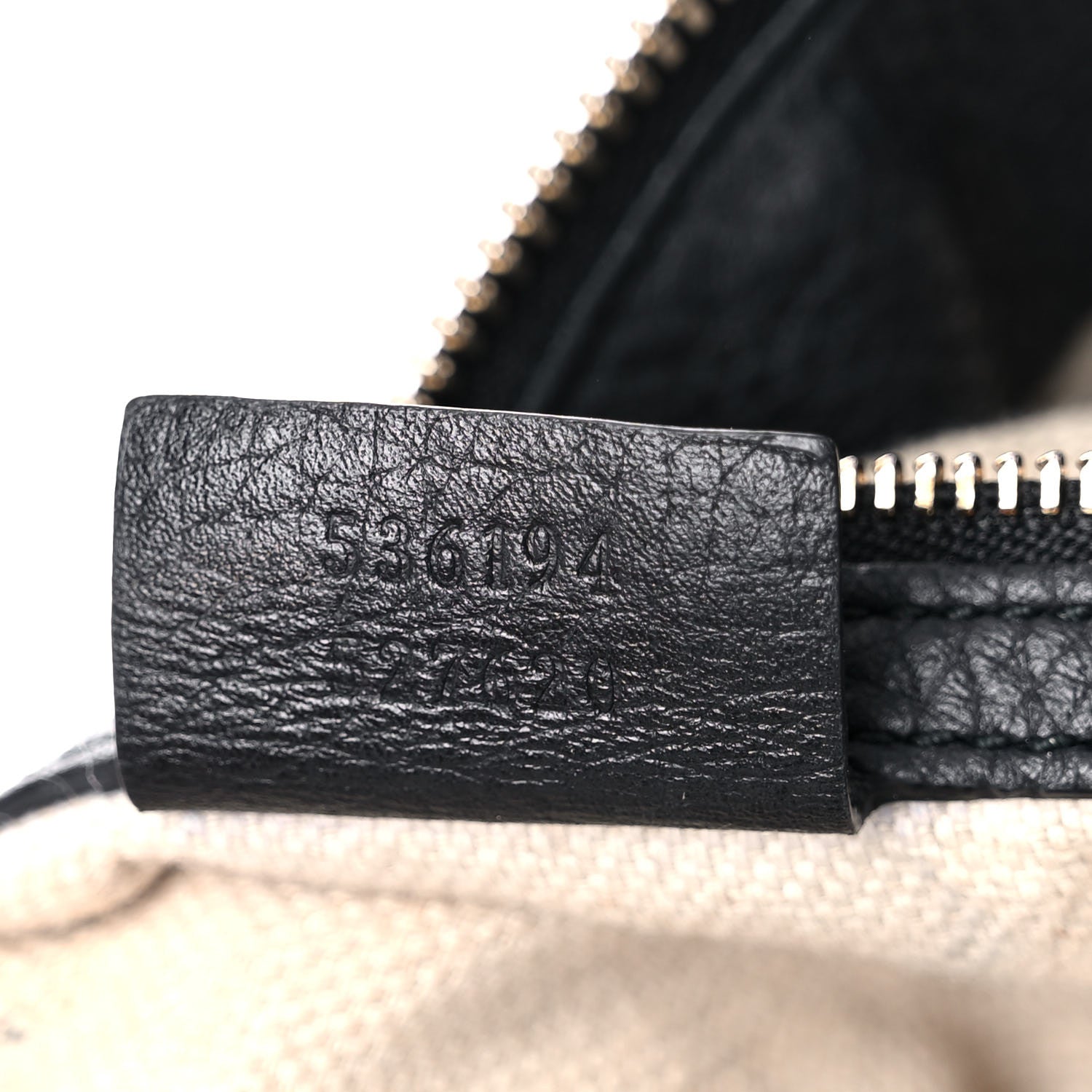 Gucci Pebbled Calfskin Large Soho Hobo Black 7 of 24