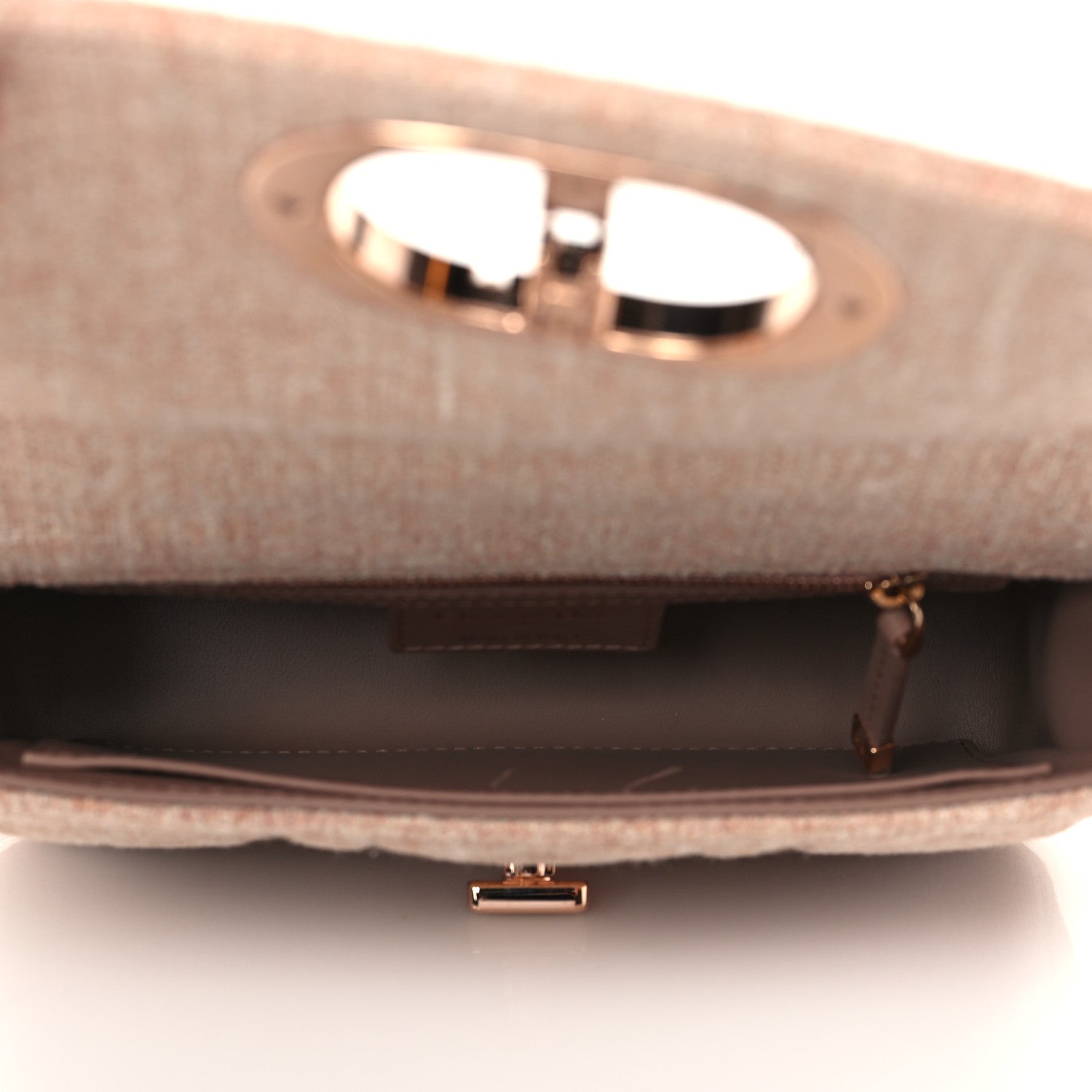 Christian Dior Linen Macrocannage Small Caro Bag Rose 4 of 9