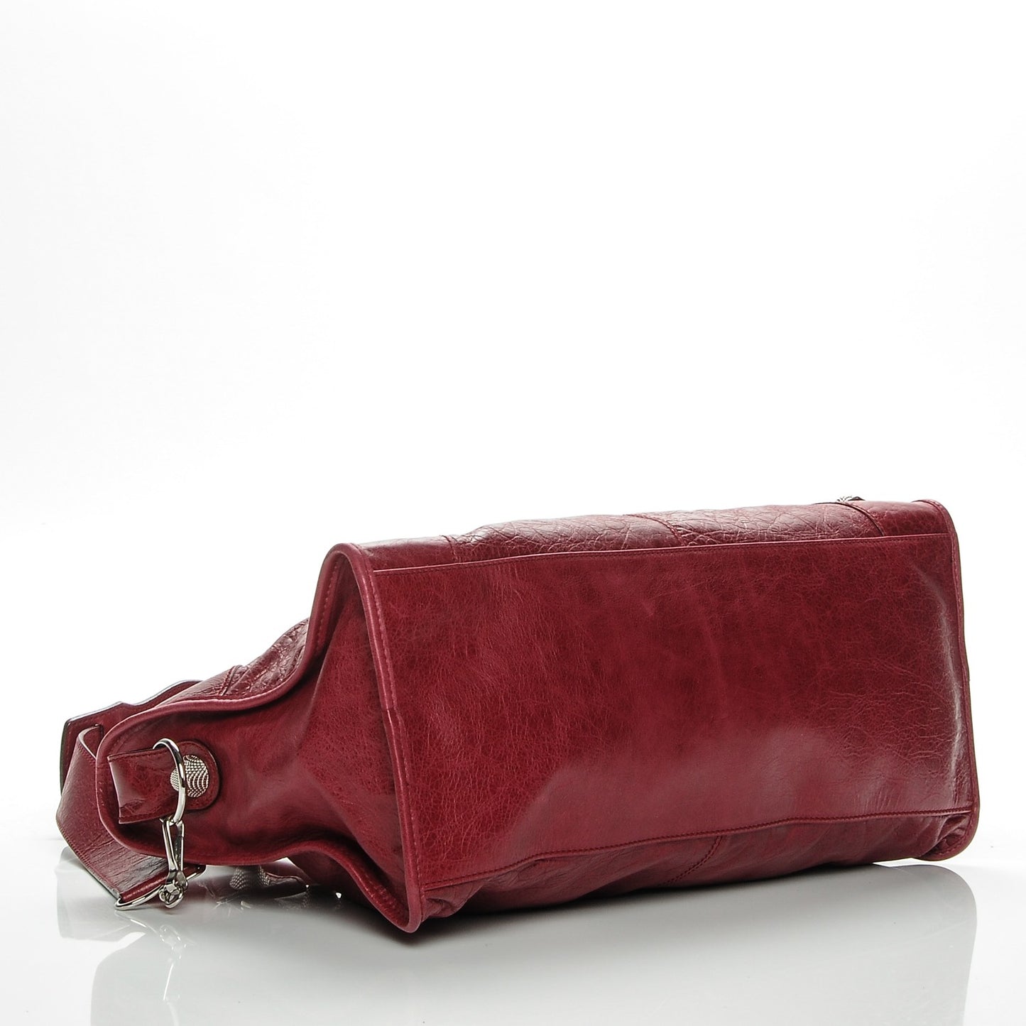 Agneau Giant 21 Silver Hardware Part Time Pourpre