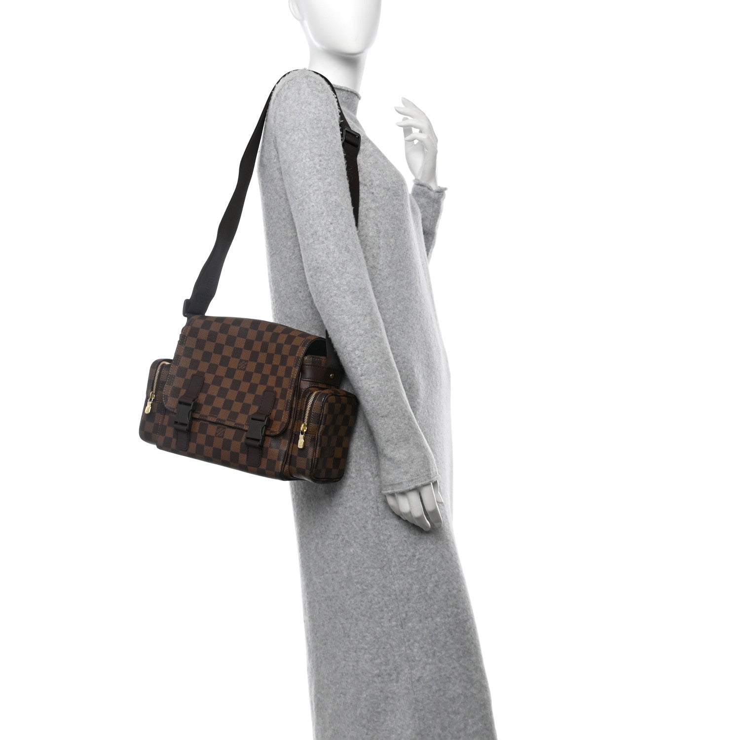 Louis Vuitton Damier Ebene Reporter Melville 2 of 9