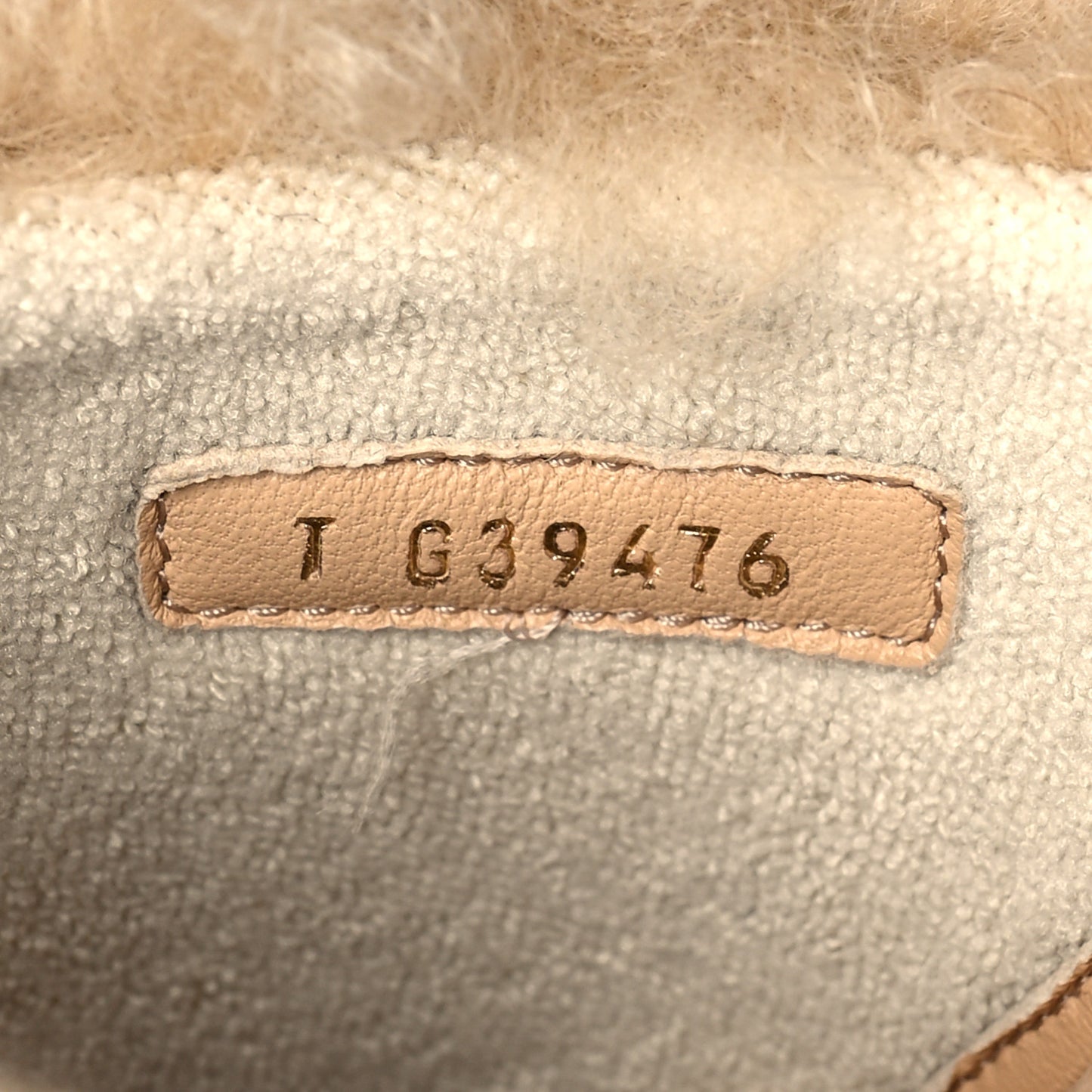 Shearling Lambskin Clogs 41 Beige