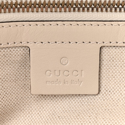 Gucci Calfskin GG Tennis Embossed Backpack Mystic White Black 6 of 11