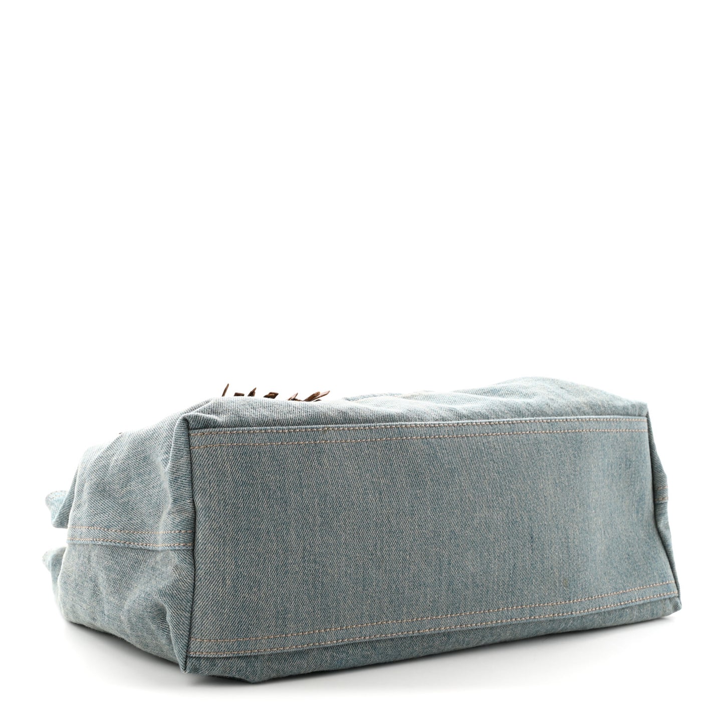 Denim Medium Soho Chain Shoulder Bag Blue