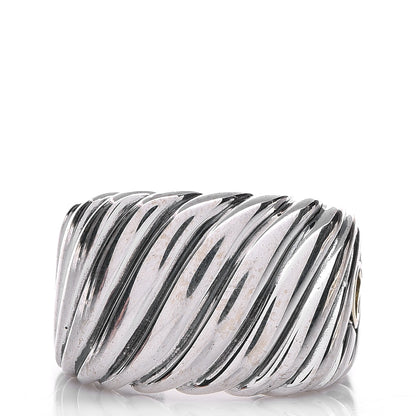 David Yurman Sterling Silver Sculpted Cable Ring 6 1 of 7