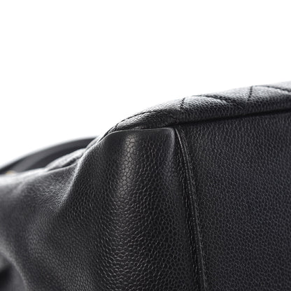 Chanel Caviar Quilted Grand Shopping Tote GST Black 8 of 16