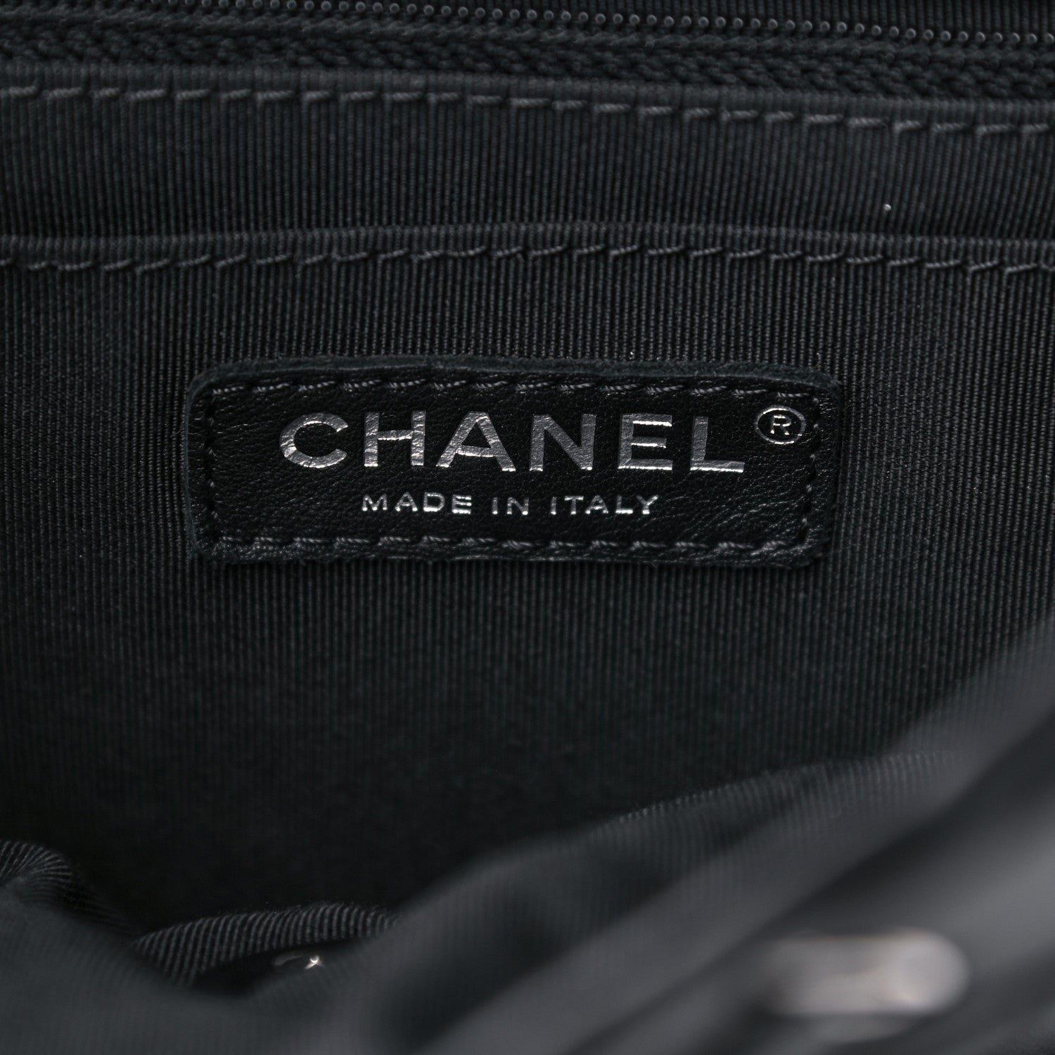 Chanel Calfskin Chevron Quilted Small Urban Spirit Backpack Black 5 of 13