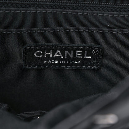Chanel Calfskin Chevron Quilted Small Urban Spirit Backpack Black 5 of 13
