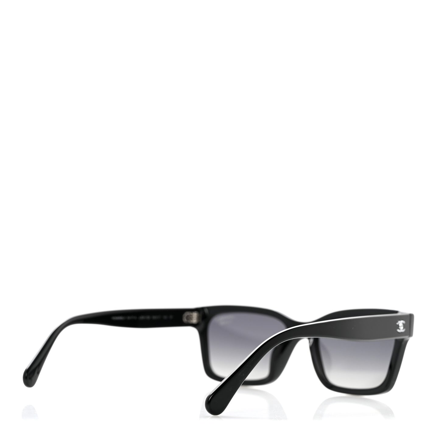 Acetate Polarized Square Sunglasses 5417-A Black