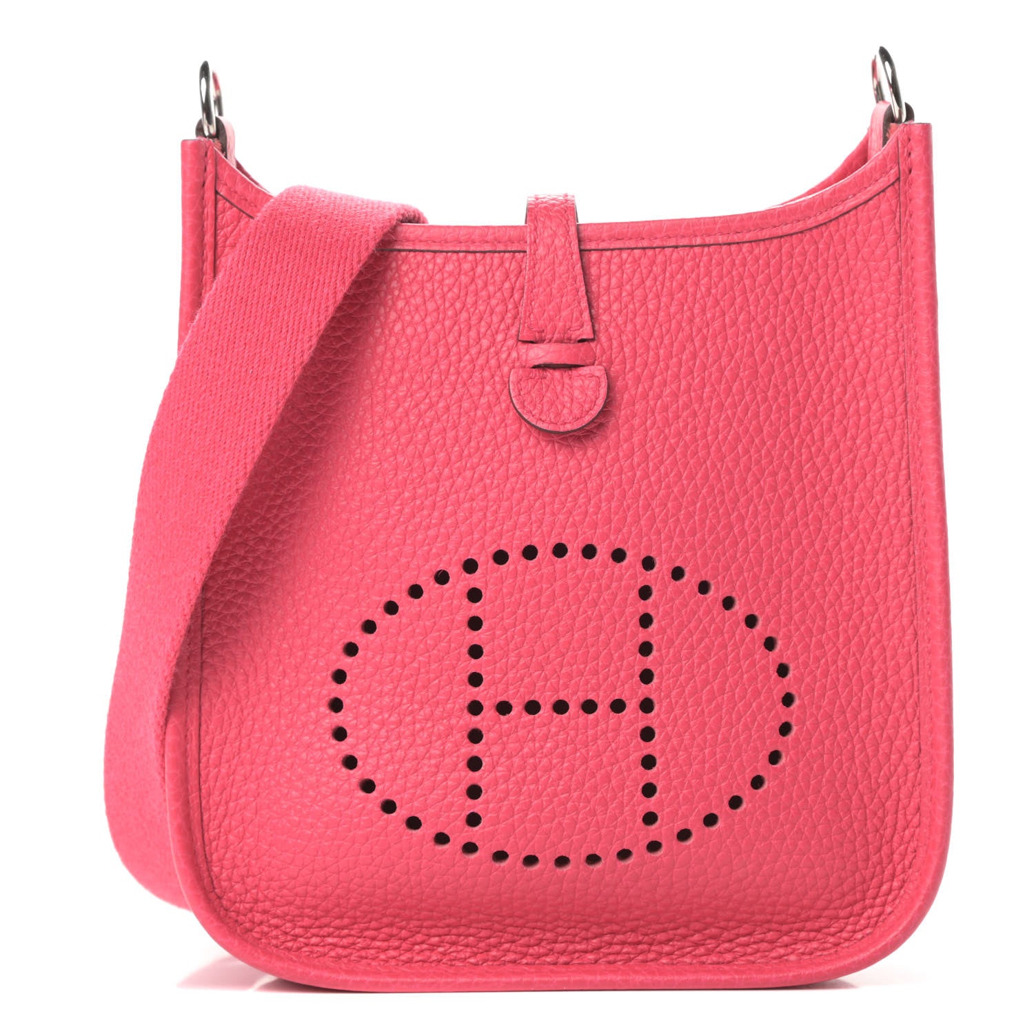 Hermes Taurillon Clemence Evelyne TPM Rose Extreme 1 of 11