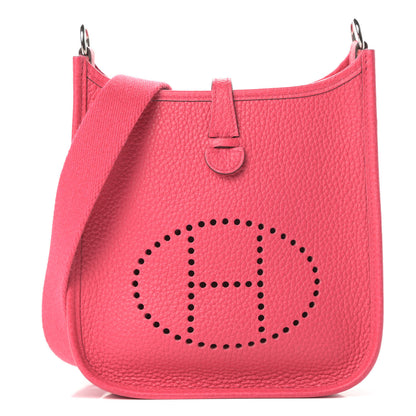 Hermes Taurillon Clemence Evelyne TPM Rose Extreme 1 of 11