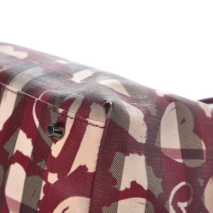 Burberry Nova Check Heart Tote Red 14 of 16