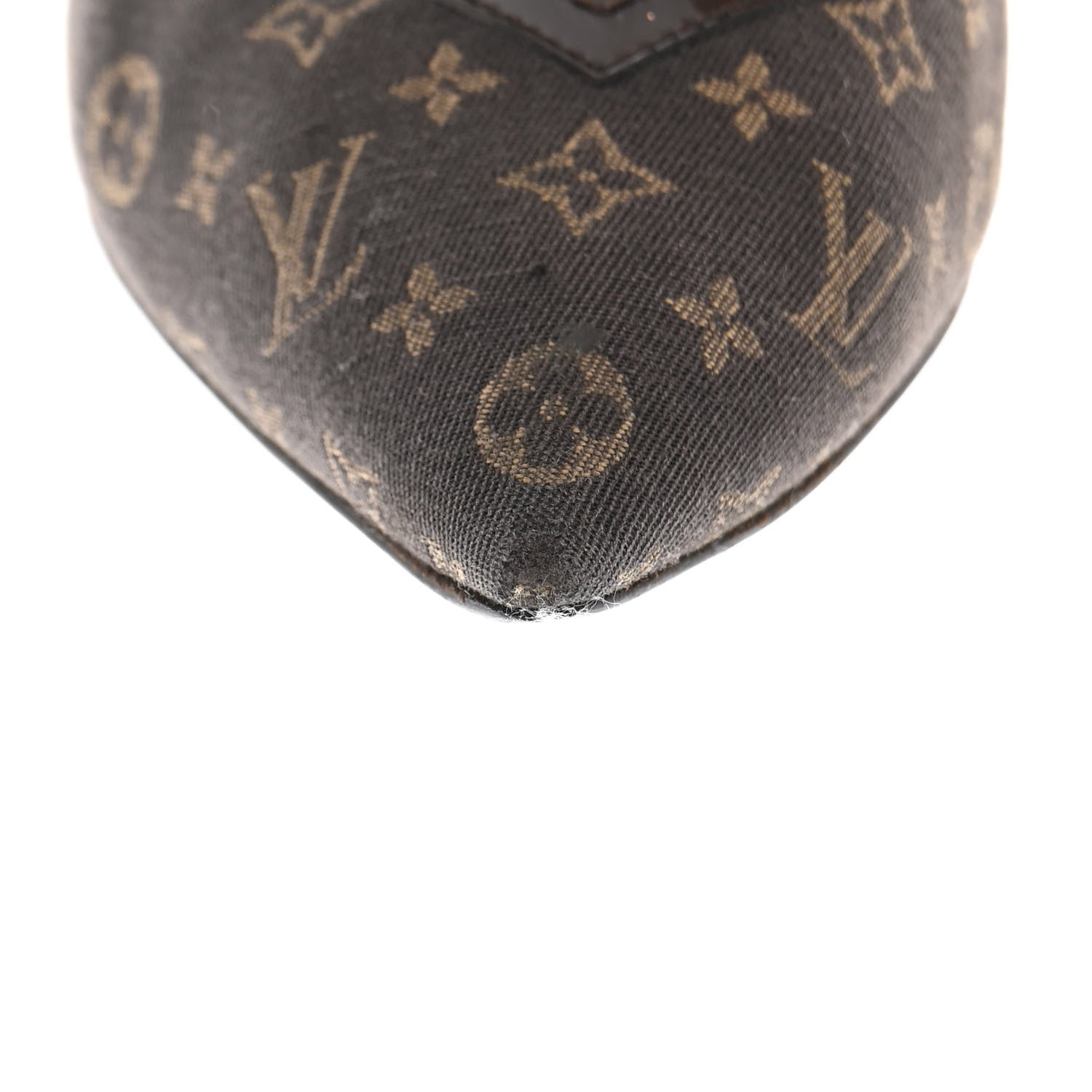 Louis Vuitton Mini Monogram Luxembourg Pumps 37 Brown 14 of 15