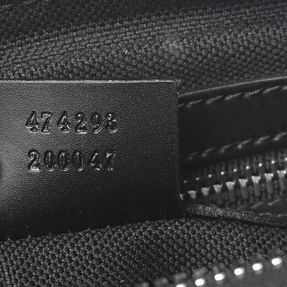 Gucci Soft GG Supreme Monogram Web Belt Bag Black Grey 7 of 9