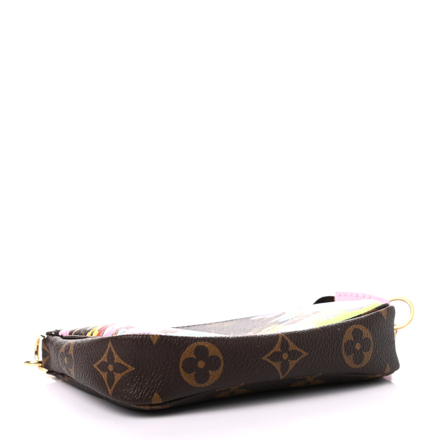 Monogram 2021 Christmas Animation Japanese Garden Mini Pochette Accessories Wisteria Pink