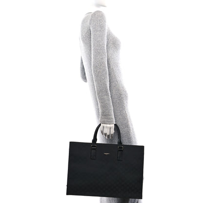 Gucci Nylon Monogram Executive Bag Black 2 of 11