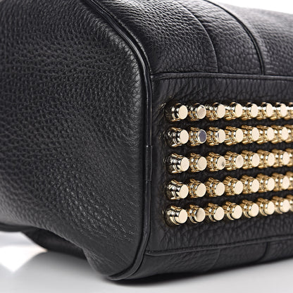 Alexander Wang Pebbled Lambskin Rocco Black Pale Gold Hardware 9 of 10