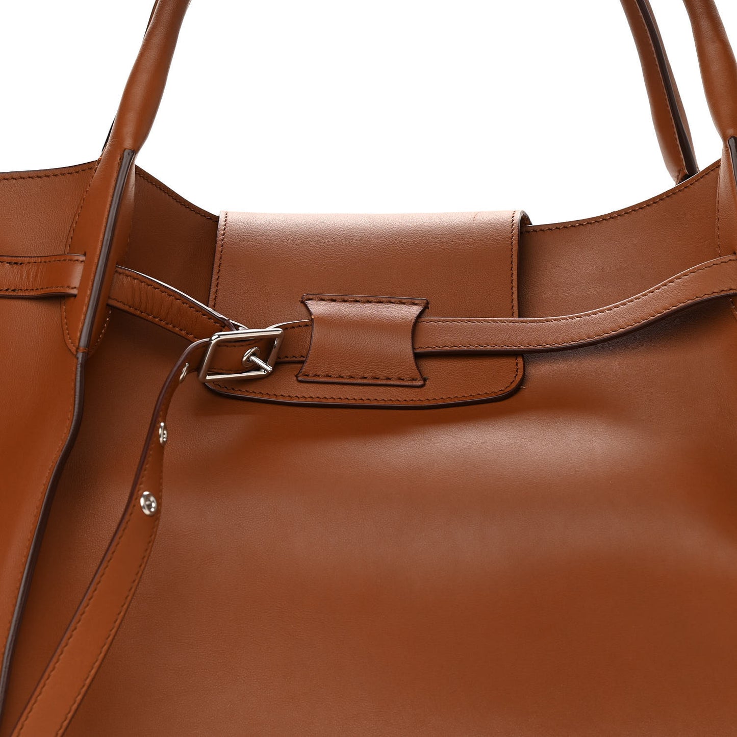 Smooth Calfskin Medium Big Bag Tan