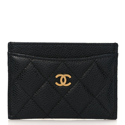 Chanel Caviar Quilted Card Holder Black 1 of 7