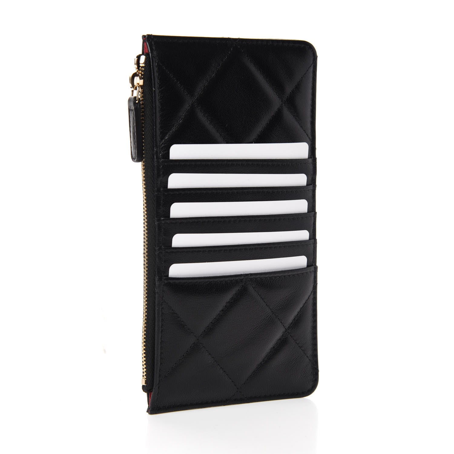 Chanel Lambskin Quilted 19 Phone and Card Holder Black 3 of 8