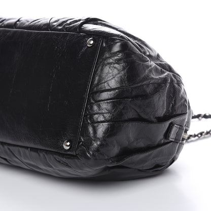 Chanel Glazed Calfskin Twisted Tote Black 8 of 15