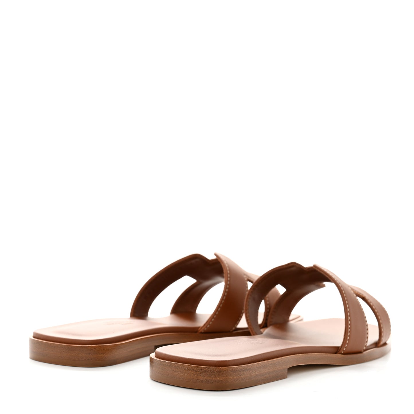 Box Calfskin Oran Sandals 36 Gold