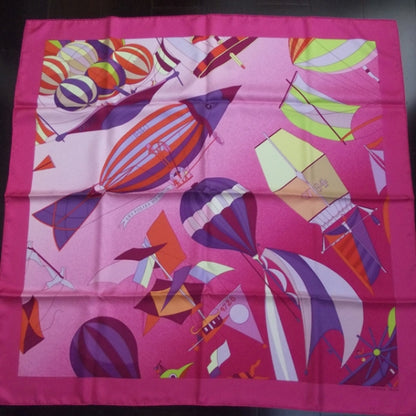 Hermes Silk Les Folies Du Ciel Scarf 90 1 of 6