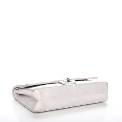 Chanel Aged Calfskin Quilted 50th Anniversary 2.55 Reissue Flap 226 White 5 of 11