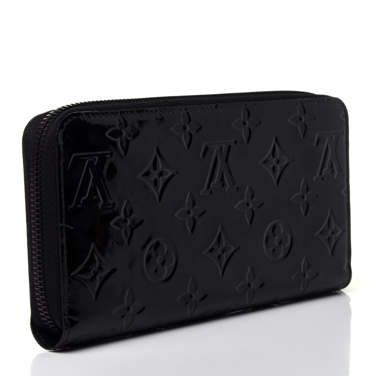 Louis Vuitton Vernis Zippy Wallet Noir Magnetique 2 of 4