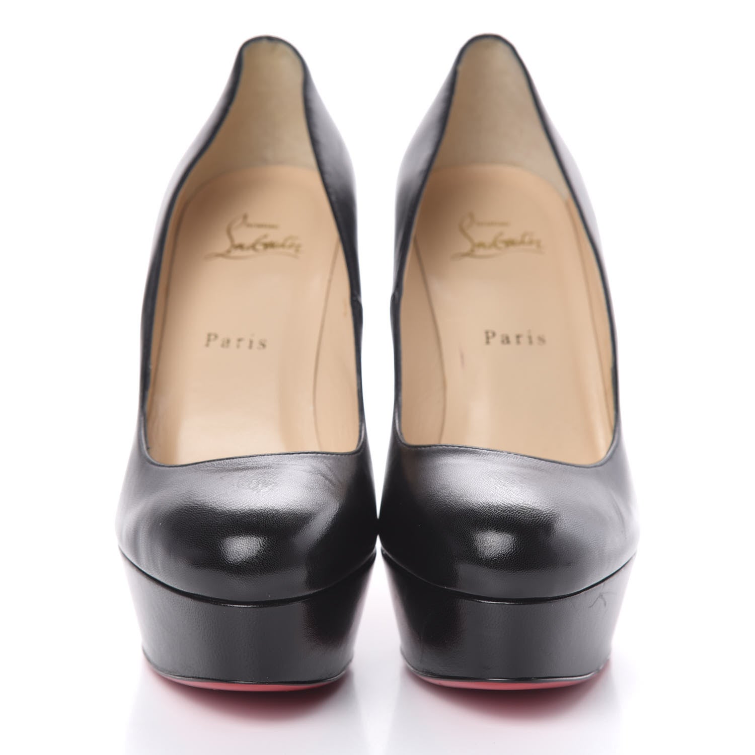 Christian Louboutin Kid Bianca 120 Pumps 38 Black 2 of 8