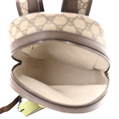 Gucci GG Supreme Monogram Calfskin Web Small Ophidia Day Backpack Beige Ebony New Acero 5 of 12