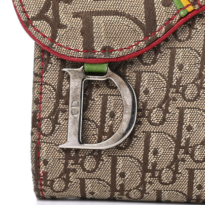 Christian Dior Monogram Rasta Saddle Wallet Beige 7 of 9