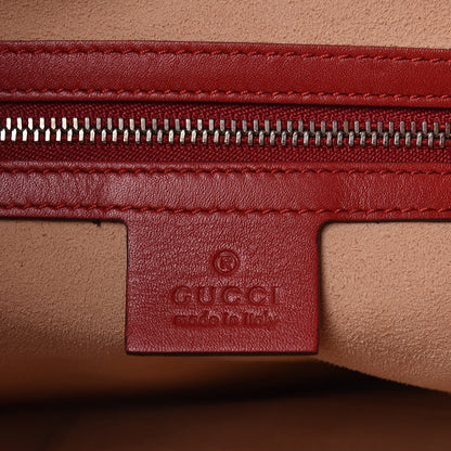 Gucci Calfskin Web Medium Dionysus Hobo Red 6 of 9