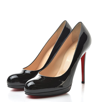 Christian Louboutin Patent New Simple 120 Pumps 39 Black 3 of 8