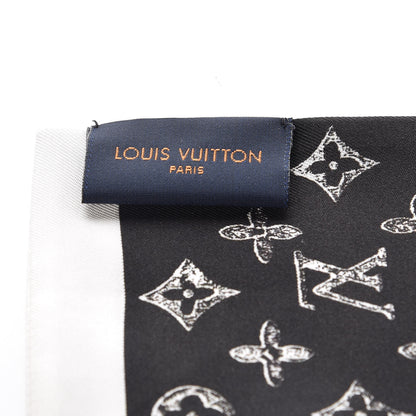 Louis Vuitton Silk Catogram Classic Bandeau Black 4 of 6