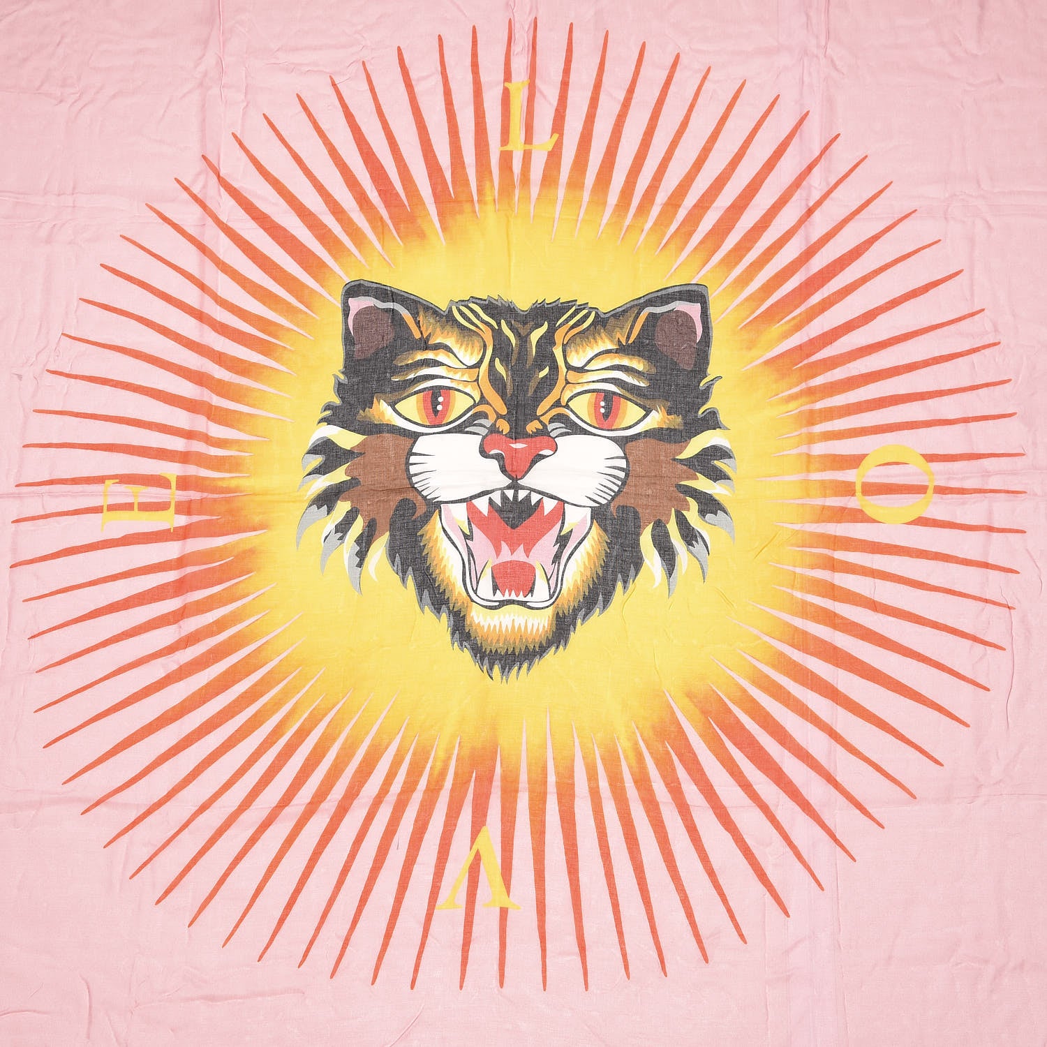Gucci Modal Silk Black Sun Shawl Roseate Grey 3 of 5
