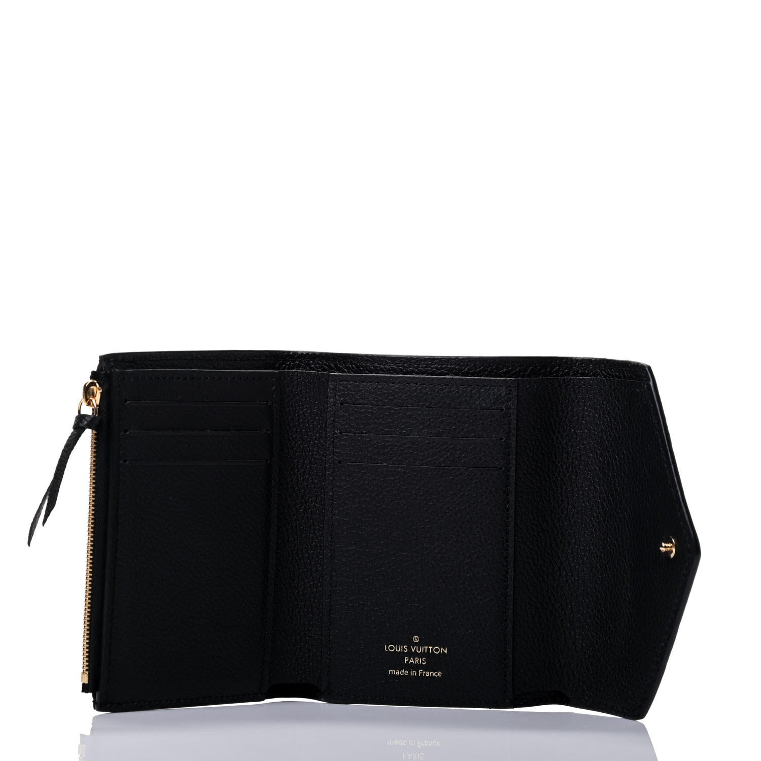 Louis Vuitton Empreinte Victorine Wallet Black 4 of 4