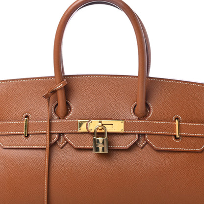 Hermes Courchevel Birkin 35 Gold 17 of 19