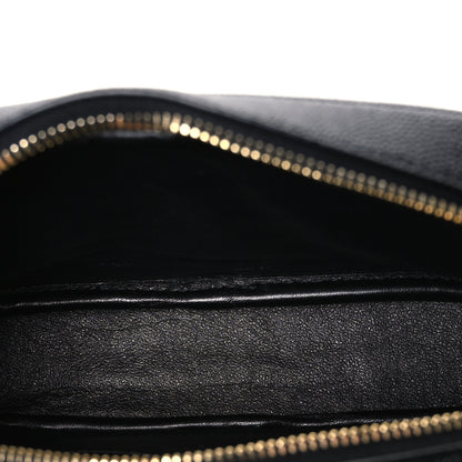 Saint Laurent Grain De Poudre Matelasse Monogram Mini Lou Camera Bag Black Black 5 of 10