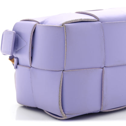 Bottega Veneta Lambskin Maxi Intrecciato Small Brick Cassette Bag Wisteria 9 of 11