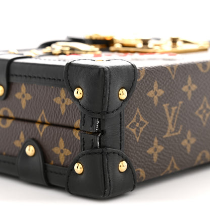 Louis Vuitton Monogram Patches Petite Malle Black 9 of 10