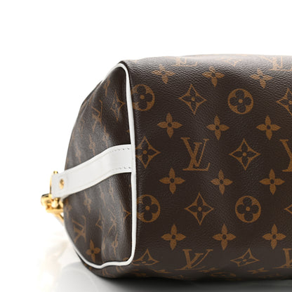 Louis Vuitton Monogram LV Match Speedy Bandouliere 25 White 10 of 10