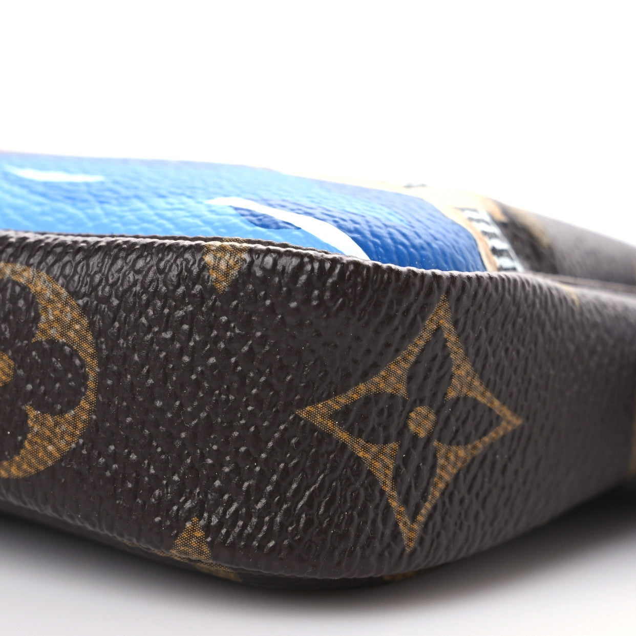 Louis Vuitton Monogram 2019 Christmas Animation Mini Venice Pochette Accessories Blue 8 of 9