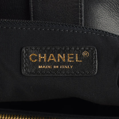 Chanel Calfskin Small Chain Me Tote Black 6 of 7
