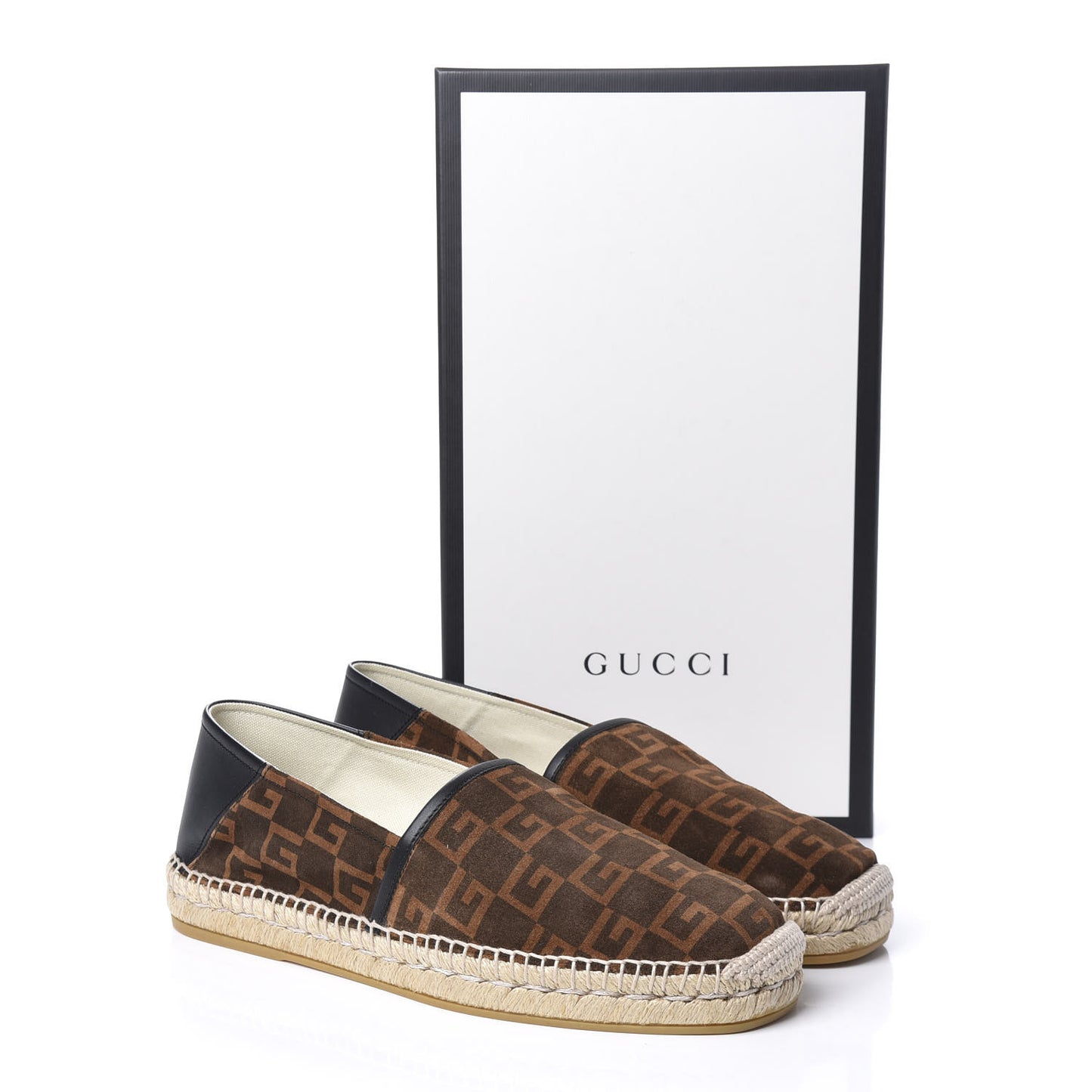 Suede Square G Mens Espadrilles 9 Sigaro