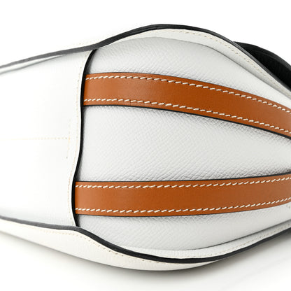 Hermes Epsom Butler Harnais White Black Natural 9 of 12