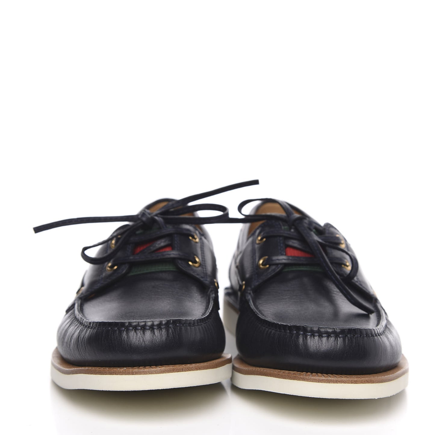 Calfskin Mens Delta Boat Loafer 8.5 Black