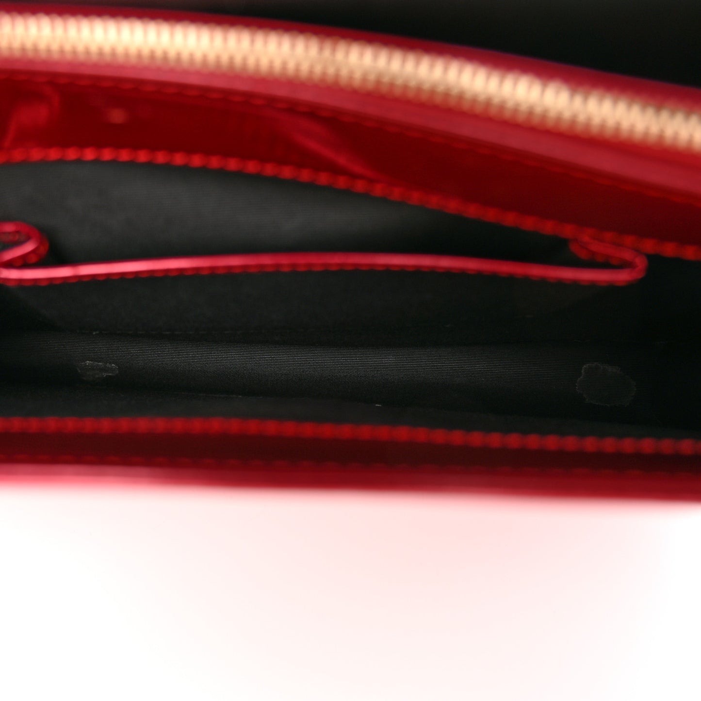 Metallic Calfskin Serpenti Forever Shoulder Bag Red