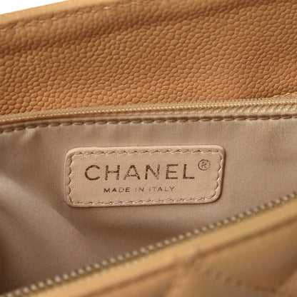 Chanel Caviar Quilted Grand Shopping Tote GST Beige 12 of 14