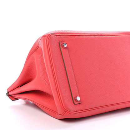 Hermes Taurillon Clemence Birkin 35 Rose Jaipur 7 of 9